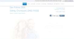 Desktop Screenshot of morristowndentist.com